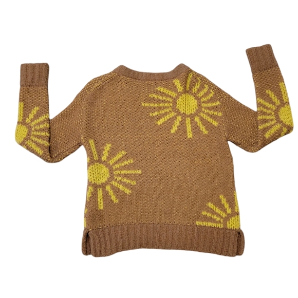 Toad & CO - Cotati Dolman Sweater Wool Cappuccino Boucle Sunshine Print Size XS - Picture 6 of 13